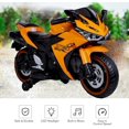 thumbnail image 3 of HNH Kids Motorcycle 2 Seats, Electric Motorbike for Boys & Girls Ages 3-8, Featuring Manual Throttle, Music & Stories USB, Horn LED Lights,Christmas Toy Gifts, 3 of 8