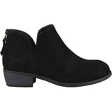 Women's Journee Collection Livvy Ankle Bootie Black Faux Suede 7 M ...