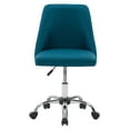 thumbnail image 1 of CorLiving Marlowe Upholstered Armless Task Chair, Dark Blue, 1 of 9
