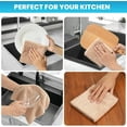 thumbnail image 4 of 12 Pack Cleaning Cloth,Ultra Soft Absorbent Quick Drying Microfiber Cleaning rags,No scratches,Reusable,Washable,Lint Free Cleaning Towels for Kitchen,Window,Glass,car,11.8"×11.8",(Multicolor), 4 of 12
