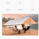 thumbnail image 2 of Soidarity Sun Shelter 3x3m Shade Refugios portátiles Easy Summer Winter Spring Seasons Tienda reciclable Acampar al aire libre Senderismo carpas, 2 of 6