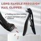 thumbnail image 4 of Nail Clippers, Nail Clippers For Seniors, Ergonomic Nail Clippers Large For Seniors, Nail Clippers Nail File Set For Thick And Ingrown Toenails, 4 of 5