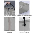 thumbnail image 6 of WZXPWT Toilet Bag Storage Basket, Metal-Framed Polyester Bath Organizer – Foldable & Portable Shower Caddy with Handle, 6 of 6