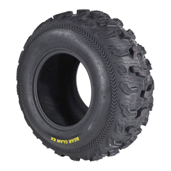 Kenda Bearclaw EX K573 - 25x10-11 Rear Tire for All Terrain (ATV), UTV, and Side by Side (SxS) Vehicles - 6-Ply - Bear Claw EX 25x10x11