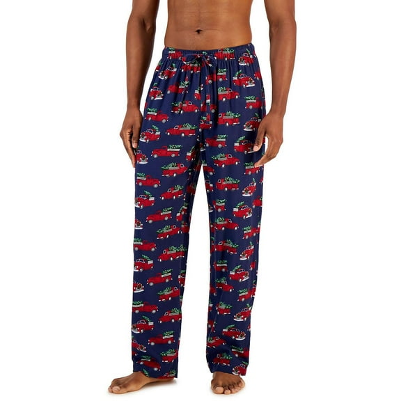 Club Room Mens Flannel Nightwear Pajama Bottoms