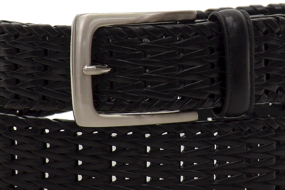 Florsheim 34MM Woven Leather Belt