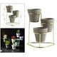 thumbnail image 1 of 3 uds macetas de flores de Metal modernas maceta de mesa florero decorativo soporte de flores de Metal hogar Decoración de oficina Cola Macetas de cerámica en miniatura, 1 of 8