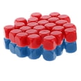 thumbnail image 1 of 50 Piezas D6 Dados Opacos en para DIY Manualidad Fabricación Azul + Rosa Roja, 1 of 7