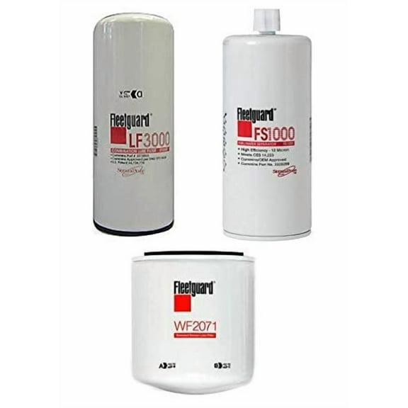LF3000 - FS1000 - WF2071 Filters Kit Fleetguard Service For Cummins