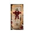 thumbnail image 2 of ToyKingdee Merry Christmas Door Cover Holiday Front Porch Door Banners Decoration Christmas Tree Ornaments for Sign Background Holiday Party Indoor Outdoor Decor, 2 of 7