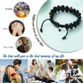 thumbnail image 3 of Double layer Tiger Stone Cremation Jewelry Lava Stone Urn Bracelet for Ashes for Women Men Healing Balancing Genuine Memorial Bracelets Memorial Urn Bracelet, 3 of 6