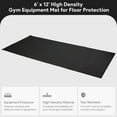 thumbnail image 3 of BalanceFrom 12x6 Feet High-Density Floor Mat for Home Gym Equipment, 1/4-Inch Thick PVC, 3 of 8