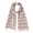 Beige, variant on Knitted Long Scarf Flower Pattern Soft Shawl Blanket Wrap for Female Ladies Fall Winter Outdoor Activitities