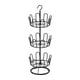 thumbnail image 1 of Zapatero giratorio multifuncional de gran capacidad, zapatero circular de pie Negro 3 niveles., 1 of 9
