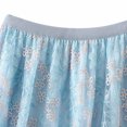 thumbnail image 5 of Elainilye Fashion Women's Flowy Skirt Solid Color Classic Silky High Waist Flowing Half Skirt,Blue, 5 of 7