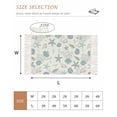 thumbnail image 2 of Coastal Starfish Washable Area Rug 3'x5', Ocean Coral Shell Beach Marine Life Woven Cotton Tassels Kitchen Rugs, Non Slip Indoor Door Mat Throw Carpet for Entryway Living Room Nursery Laundry Room, 2 of 9