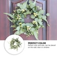 thumbnail image 3 of PAMINGONO 1Pc Vivid Leaf Wreath Plastic Door and Wall Hanging Decoration for Home and Outdoor Use, 3 of 8