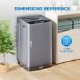 thumbnail image 2 of Portable Washing Machine, 1.06 cu.ft Compact Automatic Washer and Dryer with LED Display,10 washing modes for Apartment, RV, Dorm, Home, Grey, 2 of 4