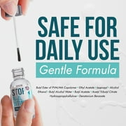 Stop Nail Biting Treatment - Clear, Bitter-Tasting Nail Polish To Stop Nail-Biting - Easy To Apply and Safe For Children - Nail Strengthener Solution - (0.5 fl oz)