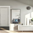 thumbnail image 3 of EVIVA Black 48X30 Inch Modern Framed Bathroom Mirror, 3 of 9
