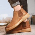 thumbnail image 5 of Men's Chelsea Boots Non-slip Fashion Casual Sports Shoes Outdoor Sports Shoes Wearable Ankle Boots for Men, 5 of 14
