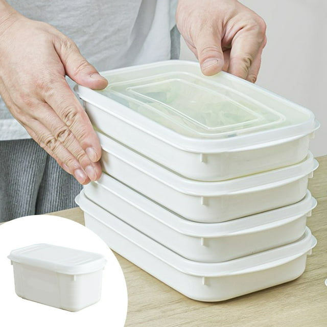 HOARBOEG Fresh Keeping Boxes Refrigerator Storage Boxes Food Grade Meat And Rice Separate Dishes Meal Preparation Boxes Suitable For Food Storage Outdoor Picnics