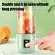 thumbnail image 4 of Exprimidor inalámbrico portátil | Extractor automático de jugos de frutas y verduras con vaso de vidrio | Cortador de acero inoxidable de 12 cuchillas | Inalámbrico y recargable para casa, oficin, 4 of 6