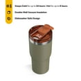 thumbnail image 4 of RTIC 20 oz Ceramic Lined Insulated Essential Tumbler, Leak-Resistant Lid, Trailblazer, 4 of 9