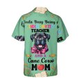 thumbnail image 2 of Kinda Busy Being Kindergarten Teacher and Cane Corso Mom Hawaiian Shirt Breathable Summer Unisex Merch Italian Mastiff Dog Lover Gifts Idea - 02005, 2 of 6