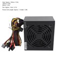 thumbnail image 4 of Fuente De Alimentación Para PC De 350 W, Fuente De Alimentación De Escritorio De Bajo Consumo De Energía Con Conector De Marca Clara Y Diseño De Anillo Magnético Doble, Para, 4 of 7