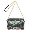 thumbnail image 2 of FORMRS Women Crossbody Purse with Chain Strap Vegan Leather Shoulder Handbag, Evening Mountain Road, 2 of 7