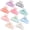 Fantasy Color, variant on 10 count Hair Claw Clips Fantasy Shimmering Stylish Barrettes Non-slip Large Claw Clamps Bulk for Women Girls Thin Thick Curly Hair Stylish Hair Accessories Set