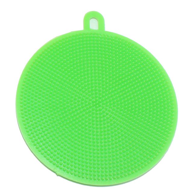 Workhe Silicone Dish/Pot/Plate Washing Antibacterial Mildew-Free Brush Kitchen hook makes it Household Cleaning Tools