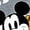 HEATHER GREY, variant on - Mickey Pluto Just Want All Dogs Women's Graphic Racerback Tank