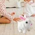 thumbnail image 3 of Bunny Jouet, Adorable avec Carotte, Oreilles Qui Se Tortillent, Flopsie Comestible, Poupée Bunny pour Blanc, 3 of 7