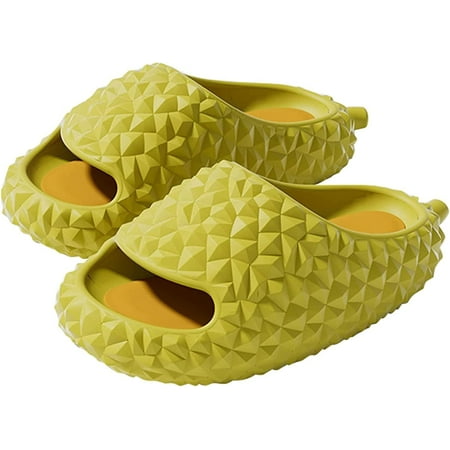 

Unisex Summer Durian Slippers EVA Soft Thick Sole Non-slip Shower Shoes for Indoor and Outdoor Wear