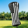 thumbnail image 2 of Golf Club Headcovers High Quality Waterproof Leather Golf Head Cover Set Men Women Driver Head Cover Exclusive Gift for Golf Lovers USA Flag, 2 of 5