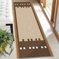 thumbnail image 5 of 2x6 FT Kitchen Runner Rugs Non Skid Washable, Faux Wool Rug Runners for Hallways Bathroom Carpet Runner, Soft Indoor Modern Floor Rug for Entryway Laundry Room, 5 of 11