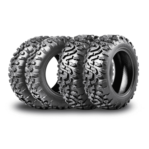 MCKINLEY UTV ATV Tires 27X9-14 6-Ply Super Trail 27X9X14 All Terrain X612, Set 4