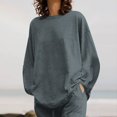 thumbnail image 4 of CHOK Ensembles en Coton et Lin pour Femmes 2 Pcs Ensemble de Détente à Manches Longues Pantalon Léger Tenues de Printemps Été, 4 of 7