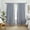 Blue, variant on Elrene Home Fashions Solace Max-Blackout Solid Texture Window Curtain Panel, Blue, 52" x 95"