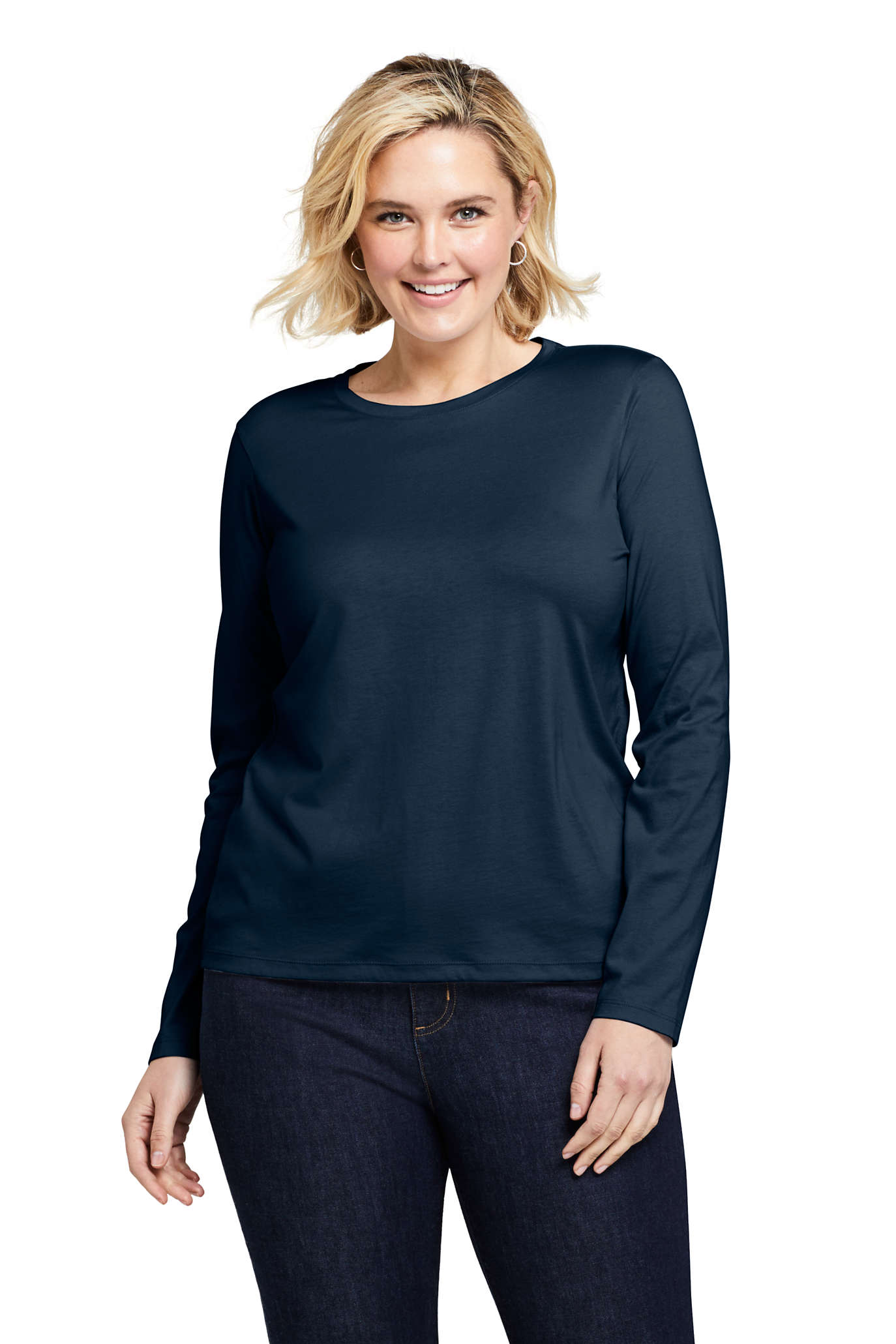 Land s End Women s Plus Size Cotton Top Walmart Land s End Women s Plus Size Cotton Top Walmart