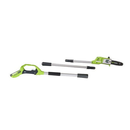 Greenworks 8-Inch 24V Cordless Pole Saw, 2.0 AH Battery Included 20352