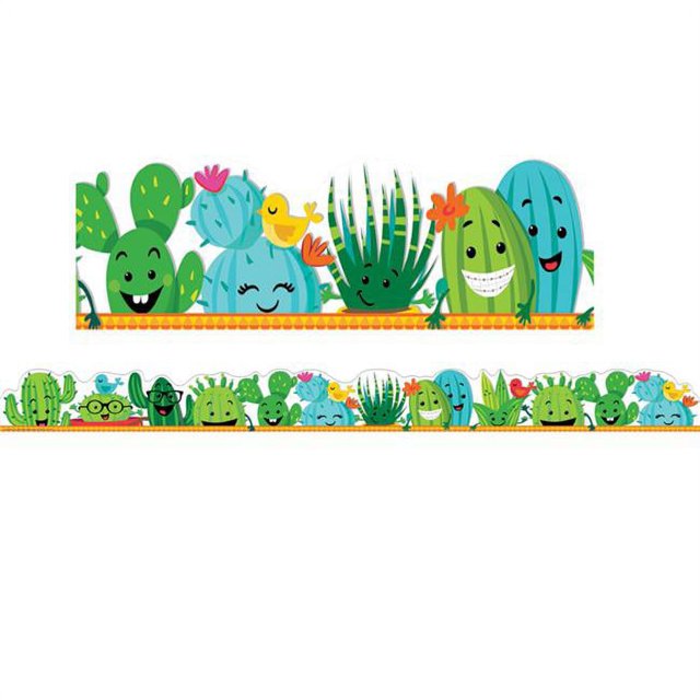 Eureka EU-845627-6 Sharp Bunch Line-Up Trim Extra Wide Die Cut Deco - 6 Each
