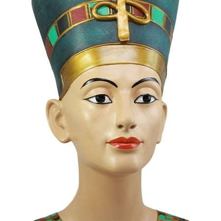 Ancient Greek Art Sculpture - Ebros Large Ancient Egyptian Queen Nefertiti Bust Statue 18