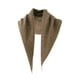 thumbnail image 1 of Bufandas de poliéster para mujer, moda, ocio, suaves, de invierno, lisas, con bolas de pelo, 1 of 3