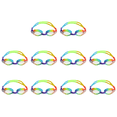 thumbnail image 1 of Gafas para niños Gafas de natación cómodas para niños de 3 a 14 años (color del arco iris), 1 of 4