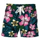 thumbnail image 2 of HX pantalones cortos de playa Hawaianos para Hombre, Ropa con estampado Floral de hojas polinesianas, a la moda, envío directo Fivean unisex, 2 of 2