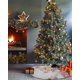 thumbnail image 3 of Falda de árbol de Navidad de rayas rosas de Papá Noel, decoraciones para el hogar, suministros para el hogar, cubierta Base de faldas de árbol de Navidad, 3 of 4