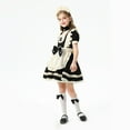 thumbnail image 6 of EnJoCho Classic Black & White Dress Up Set for Girls - Detachable Apron & Headband, Themed Pretend Play 𝖢ostume, Maid Roleplay Outfit, 6 of 7
